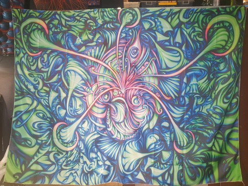 Blacklight psy mushroom - uv,