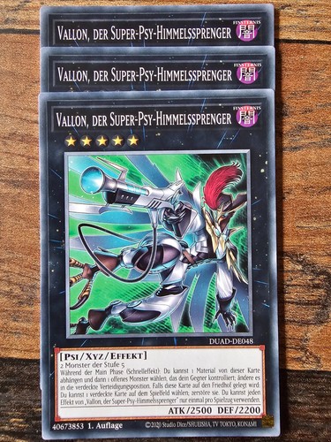 Yugioh vallon der - 3x, vallon,